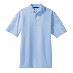 Port Authority Signature Rapid Dry Sport Shirt - Dark/All Blue, Light