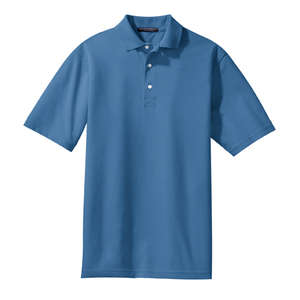 Port Authority Signature Rapid Dry Sport Shirt - Dark/All Blue, Riviera