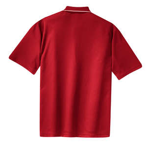 Sport-Tek Dri-Mesh Sport Shirt with Tipped Collar and Piping - Dark/All 