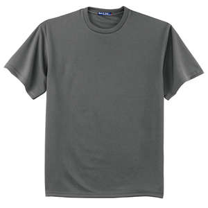Sport-Tek Dri-Mesh Short Sleeve T-Shirt - Dark/All Steel