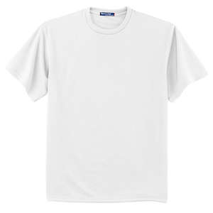 Sport-Tek Dri-Mesh Short Sleeve T-Shirt - Dark/All White