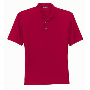 Sport-Tek Dri-Mesh Sport Shirt - Dark/All Red