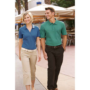 Custom Promotional Port Authority Performance Waffle Mesh Sport Shirt - Dark/All