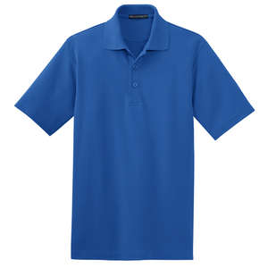 Port Authority Textured Sport Shirt with Wicking - Dark/All Blue, Classic