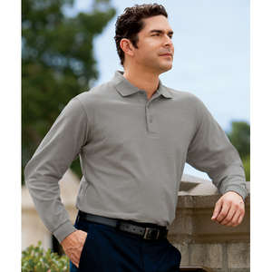 Port Authority Long Sleeve Silk Touch Sport Shirt - Dark/All
