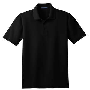 Port Authority Stain-Resistant Sport Shirt - Dark/All Black