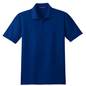 Port Authority Stain-Resistant Sport Shirt - Dark/All Blue, Royal