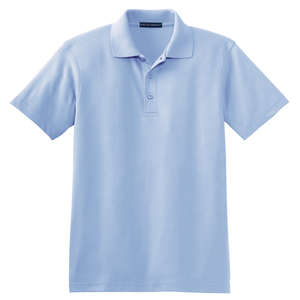 Port Authority Silk Touch Interlock Sport Shirt - Dark/All Blue, Lake