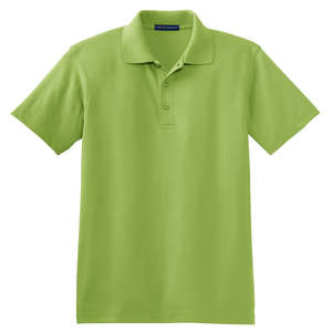 Port Authority Silk Touch Interlock Sport Shirt - Dark/All Green, Leaf