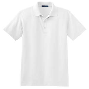 Port Authority Silk Touch Interlock Sport Shirt - Dark/All White