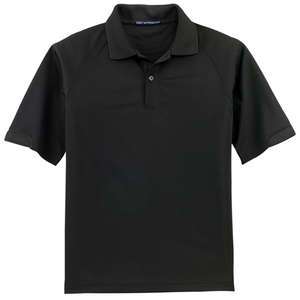 Port Authority Dry Zone Ottoman Sport Shirt - Dark/All Black