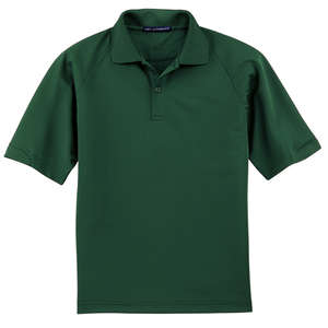 Port Authority Dry Zone Ottoman Sport Shirt - Dark/All Green, Dark