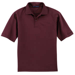 Port Authority Dry Zone Ottoman Sport Shirt - Dark/All Maroon