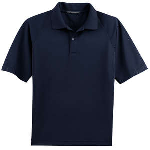 Port Authority Dry Zone Ottoman Sport Shirt - Dark/All Blue, Navy
