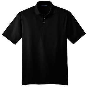 Port Authority Performance Fine Jacquard Sport Shirt - Dark/All Black