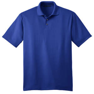 Port Authority Performance Fine Jacquard Sport Shirt - Dark/All Blue, Hyper