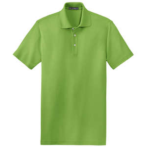 Port Authority EZCotton Pique Sport Shirt - Dark/All Green, Oasis