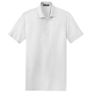 Port Authority EZCotton Pique Sport Shirt - Dark/All White