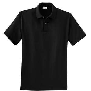 Port and Company 6.1 Oz. Jersey Knit Sport Shirt - Dark/Colors Black