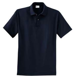 Port and Company 6.1 Oz. Jersey Knit Sport Shirt - Dark/Colors Blue, Navy