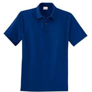 Port and Company 6.1 Oz. Jersey Knit Sport Shirt - Dark/Colors Blue, Royal