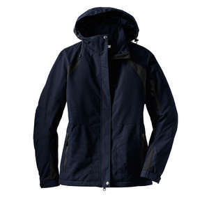 Port Authority Ladies All-Season II Jacket - Dark/All Blue, Navy/Gray