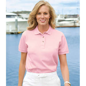 Port Authority Ladies Pique Knit Sport Shirt - Dark/All 