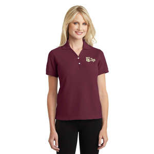 Custom Promotional Port Authority Ladies 100% Pima Cotton Sport Shirt - Dark/All