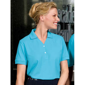 Port Authority Ladies 100% Pima Cotton Sport Shirt - Dark/All