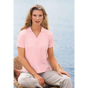 Port Authority Ladies 100% Pima Cotton Sport Shirt - Dark/All