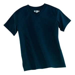 Sport-Tek Dri-Mesh Ladies V-Neck T-Shirt - Dark/All Blue, Navy