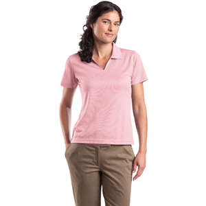 Sport-Tek Ladies Dri-Mesh V-Neck Sport Shirt - Dark/All 
