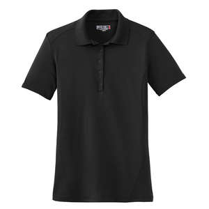 Sport-Tek Ladies Dry Zone Raglan Accent Sport Shirt - Dark/All Black