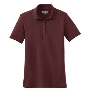Sport-Tek Ladies Dry Zone Raglan Accent Sport Shirt - Dark/All Maroon