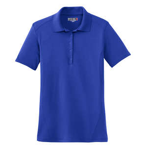 Sport-Tek Ladies Dry Zone Raglan Accent Sport Shirt - Dark/All Blue, True Royal