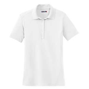 Sport-Tek Ladies Dry Zone Raglan Accent Sport Shirt - Dark/All White