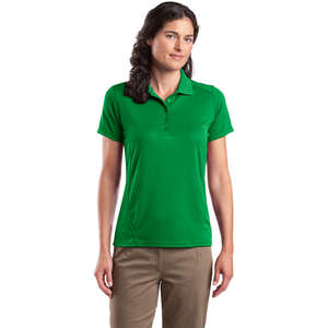 Sport-Tek Ladies Dry Zone Raglan Accent Sport Shirt - Dark/All