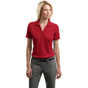 Port Authority Ladies Performance Waffle Mesh Sport Shirt - Dark/All