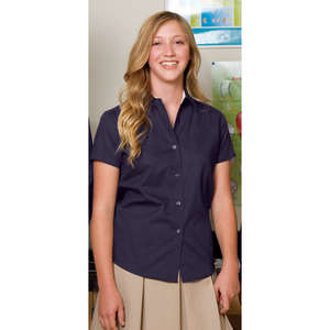 Port Authority Ladies Short Sleeve Easy Care Shirt - Dark/All 