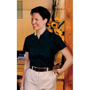 Port Authority Ladies Short Sleeve Easy Care Shirt - Dark/All 