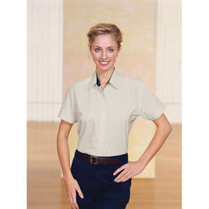 Port Authority Ladies Short Sleeve Easy Care Shirt - Dark/All 