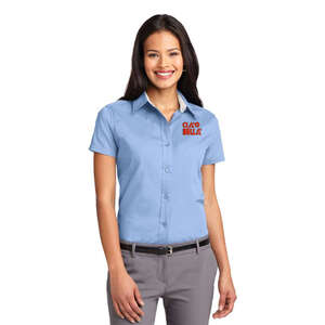 Custom Promotional Port Authority Ladies Short Sleeve Easy Care Shirt - Dark/All