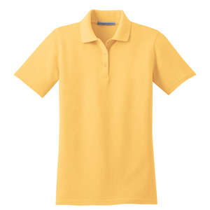 Port Authority Ladies Stain-Resistant Sport Shirt - Dark/All Banana