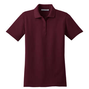Port Authority Ladies Stain-Resistant Sport Shirt - Dark/All Burgundy