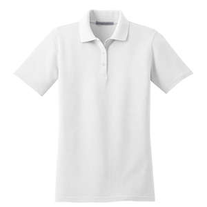 Port Authority Ladies Stain-Resistant Sport Shirt - Dark/All White