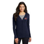 Custom Sweaters & Cardigans - Port Authority Ladies Modern Stretch Cotton Cardigan - Dark/All