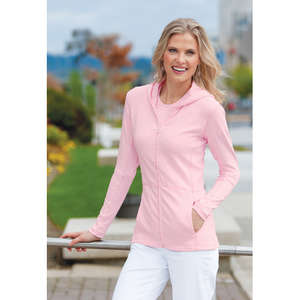 Port Authority Ladies Modern Stretch Cotton Full-Zip Jacket - Dark/All 