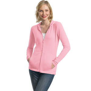 Port Authority Ladies Modern Stretch Cotton Full-Zip Jacket - Dark/All 