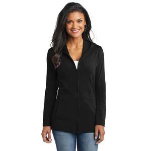 Custom Promotional Port Authority Ladies Modern Stretch Cotton Full-Zip Jacket - Dark/All