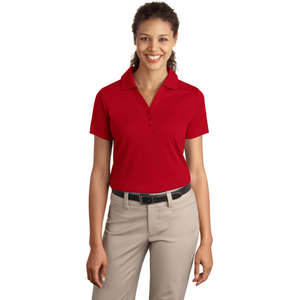 Port Authority Ladies Silk Touch Interlock Sport Shirt - Dark/All 